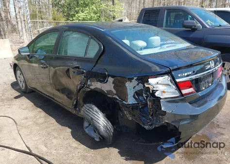 2014 Honda Civic Lx z USA, uszkodzony, nr VIN 19XFB2F54EE252352